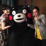 西宮のピアノランドフェスティバル、くまモン登場！